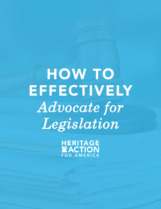 How to Effectively Advocate for Legislation